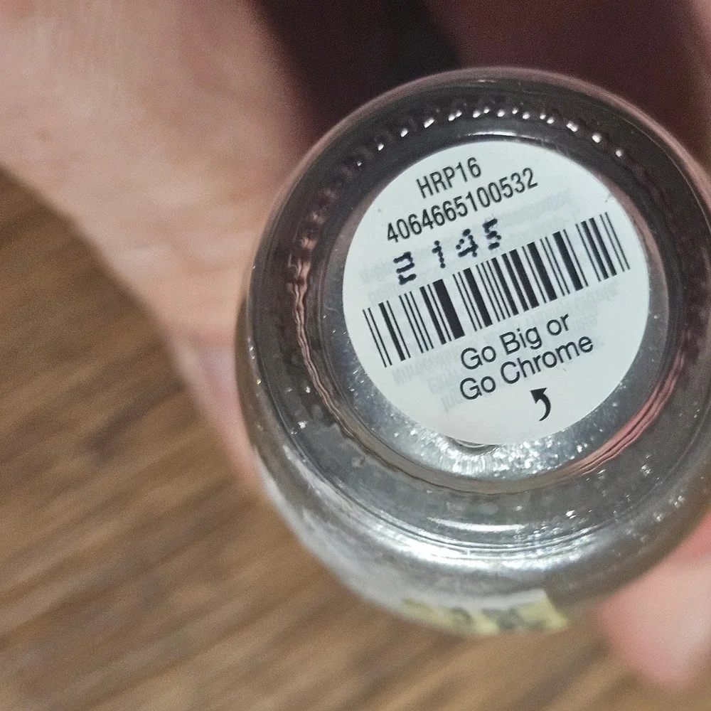 Lot of 3 OPI Nail Lacquer Happy Anniversary Go Big or Go Chrome White Shimmer